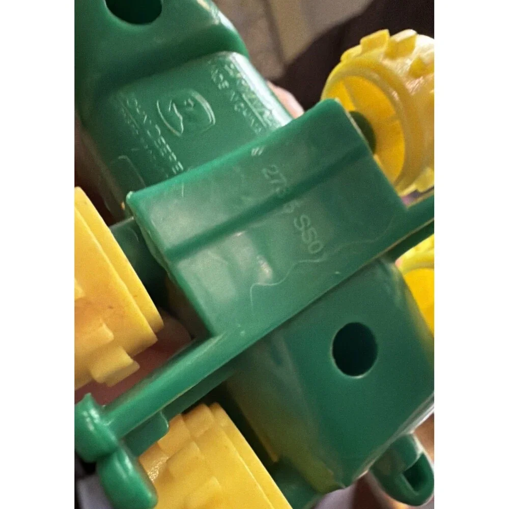 Ertl John Deere Chunky Kids Toddler Toy Corey Combine & Tractor Green Yellow GUC